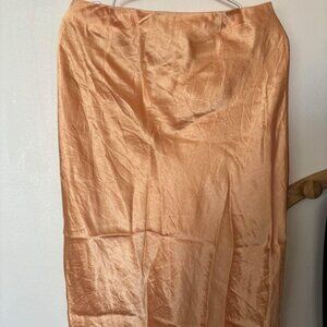 Copper Aritzia babaton slip skirt 10